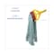 Boardwalk Large Looped-End Wet Mop, Blue, Cotton/Rayon/Synthetic, PK12, BWK1400LCT BWK1400LCT - alternate 8